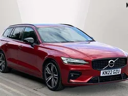 Red Used 2022 Volvo V60 R-Design Estate | £35,360