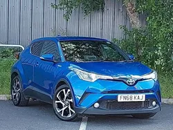 Blue Used 2018 Toyota C-HR Design SUV | £14,498 (Fair price)