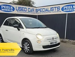 White Used 2015 Fiat 500 Pop Hatchback | £3,475 (Good price)