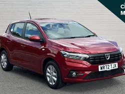 Red Used 2022 Dacia Sandero Comfort Hatchback | £10,243 (Good price)