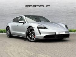 Silver Used 2022 Porsche Taycan Sedan | £60,990 (Expensive)