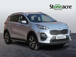 Silver Used 2021 Kia Sportage 2 SUV | £13,495 (Good price)