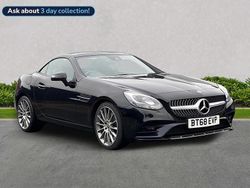 Black Used 2018 Mercedes SLC180 AMG line Cabriolet | £17,433 (Fair price)
