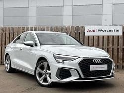 White Used 2024 Audi A3 S-Line Sedan | £26,999 (Fair price)