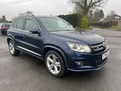 Blue Used 2015 VW Tiguan R-line SUV | £6,495 (Fair price)