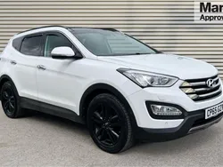White Used 2015 Hyundai Santa Fe Premium SE SUV | £14,292 (A bit pricey)