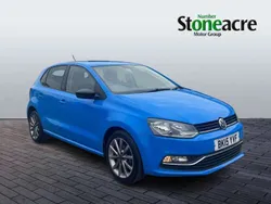 Blue Used 2015 VW Polo Design Hatchback | £6,495 (Fair price)