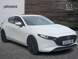 White Used 2024 Mazda 3 Exclusive-Line Hatchback | £20,490 (Fair price)