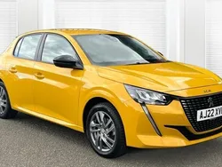 Yellow Used 2022 Peugeot 208 Active Premium Hatchback | £13,527 (Fair price)