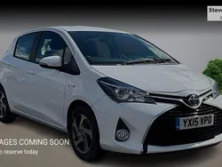 White Used 2015 Toyota Yaris Hybrid Hatchback | £8,499 (Fair price)