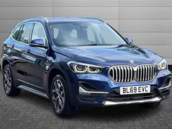 Mediterranean blue Used 2019 BMW X1 xLine SUV | £19,980 (Fair price)