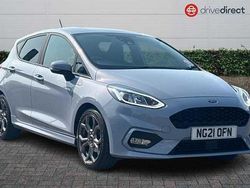 Blue Used 2021 Ford Fiesta ST-Line Hatchback | £12,345 (Fair price)