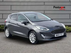 Grey Used 2018 Ford Fiesta Titanium Hatchback | £7,995 (Fair price)