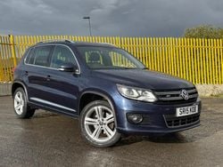 Blue Used 2015 VW Tiguan R-line SUV | £7,894 (Fair price)