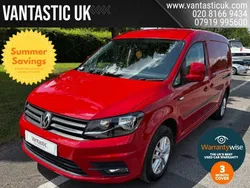 Red Used 2017 VW Caddy Maxi Highline MPV | £7,999 (A bit pricey)