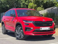 Red Used 2022 Skoda Kodiaq vRS SUV | £33,491 (Fair price)