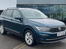Blue Used 2022 VW Tiguan Life SUV | £19,184 (Fair price)