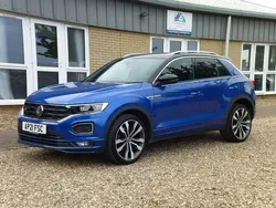 Blue Used 2021 VW T-Roc R-line SUV | £19,495 (Good price)