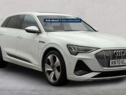 White Used 2020 Audi e-tron S-Line SUV | £22,886 (Fair price)