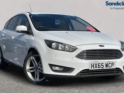 White Used 2017 Ford Focus Titanium Hatchback | £8,120 (Good price)