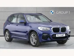 Blue Used 2021 BMW X3 M Sport SUV | £27,450 (Super price)