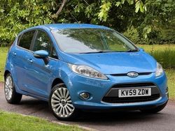 Blue Used 2009 Ford Fiesta Titanium Hatchback | £2,995 (A bit pricey)