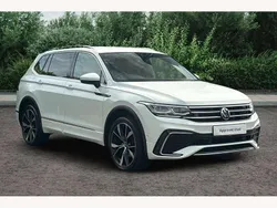 White Used 2024 VW Tiguan Allspace R-line SUV | £34,295 (Expensive)
