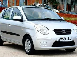 Silver Used 2009 Kia Picanto 2 Hatchback | £1,500 (A bit pricey)