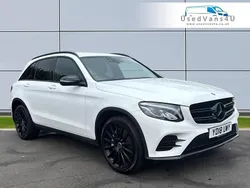 Arctic white Used 2018 Mercedes GLC250 AMG line Estate | £17,995 (Good price)