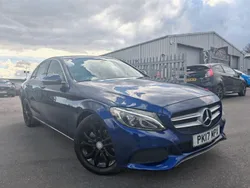 Blue Used 2017 Mercedes C200 Sedan | £11,195 (Good price)