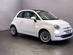 White Used 2018 Fiat 500 Lounge Hatchback | £10,799 (A bit pricey)