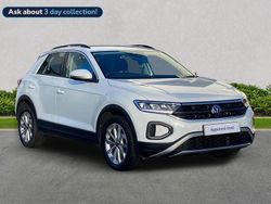 White Used 2022 VW T-Roc Life SUV | £17,665 (Fair price)