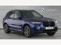 Blue Used 2024 BMW X3 M Sport SUV | £40,850 (Fair price)
