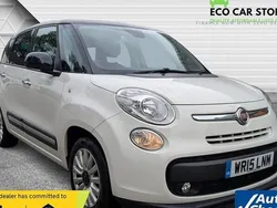 White/black Used 2015 Fiat 500L Lounge MPV | £4,495 (Fair price)