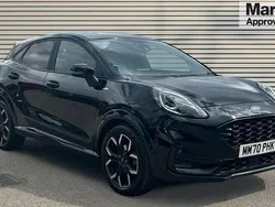 Black Used 2020 Ford Puma ST-Line X SUV | £14,190 (Fair price)