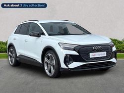 White New 2025 Audi Q4 e-tron Black Edition SUV | £40,893