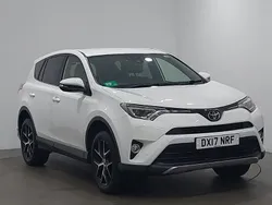 White Used 2017 Toyota RAV4 SUV | £17,498 (Fair price)