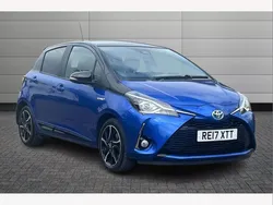 Blue Used 2017 Toyota Yaris Hybrid Hatchback | £10,999 (A bit pricey)