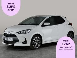 White Used 2021 Toyota Yaris Hybrid Hatchback | £17,607 (Fair price)