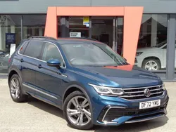 Blue Used 2023 VW Tiguan R-line Edition SUV | £30,995 (Fair price)