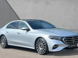 Metallic paintwork hightech silver Used 2024 Mercedes E220 Exclusive Sedan | £48,617
