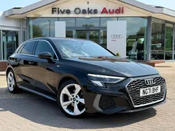 Black Used 2022 Audi A3 Sportback S-Line Hatchback | £22,740 (A bit pricey)