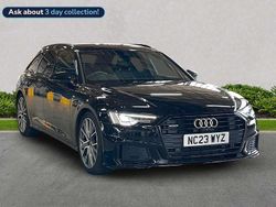 Black Used 2023 Audi A6 Black Edition Estate | £35,235 (Fair price)