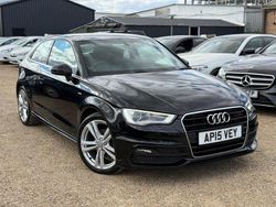 Black Used 2015 Audi A3 S-Line Hatchback | £9,499 (Fair price)