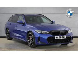 Blue Used 2024 BMW 320 M Sport Estate | £37,218 (Expensive)