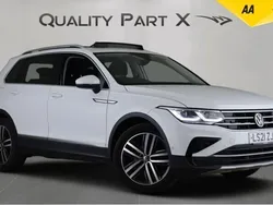 White Used 2021 VW Tiguan Elegance SUV | £19,700 (Good price)