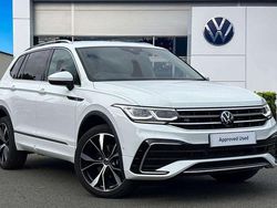 White Used 2025 VW Tiguan Allspace R-line SUV | £37,490 (A bit pricey)