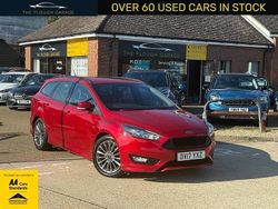 Red Used 2017 Ford Focus ST-Line Estate | £8,995 (Fair price)