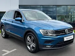 Caribbean blue metallic Used 2019 VW Tiguan Match SUV | £16,838 (Good price)