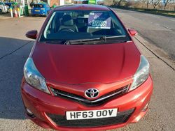 Red Used 2013 Toyota Yaris SR Hatchback | £3,695 (Fair price)